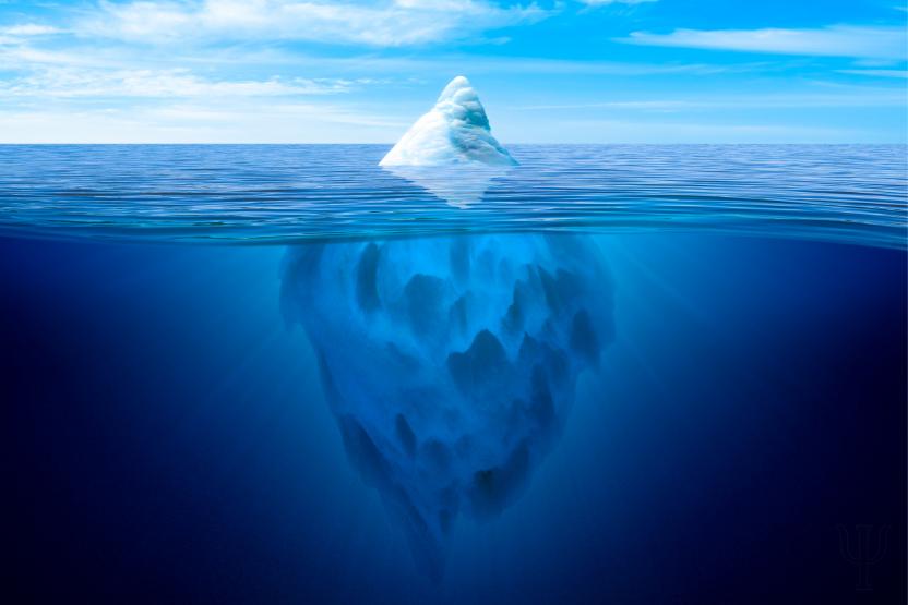 Cusas de la ansiedad: metáfora del iceberg Cusas de la ansiedad: metáfora del iceberg.